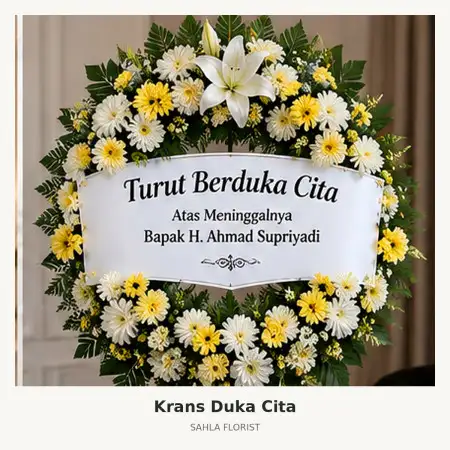 Krans Bunga Duka Gading Serpong Cbd